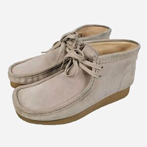 Clarks Classic Originals Wallabee Tan Women Suede Shoes Ankle Boots Size 9 M